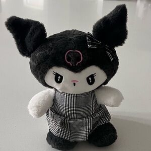 Sanrio Kuromi Plush Stuffed Toy‎ Secret Melokuro Plaid Dress Doll Japan